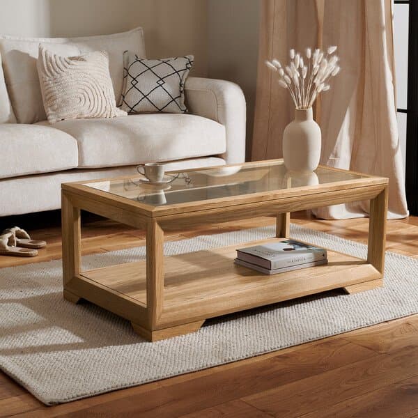 Glass Top Coffee Table