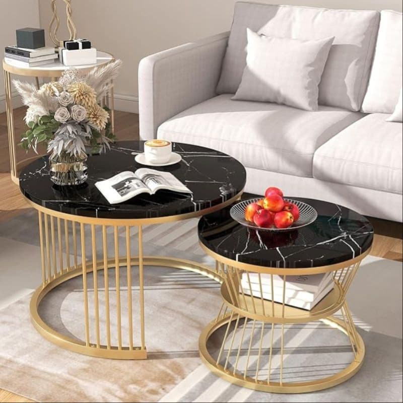 Wooden Nesting Coffee Tables (Set of 2)