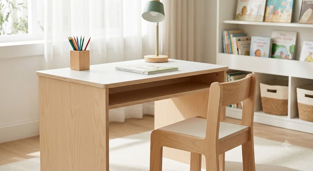 Kids Study Table & Chair Set image 3